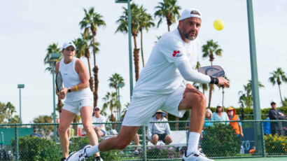 Pickleball players