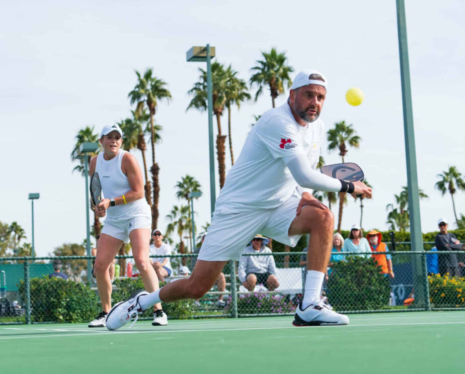 Pickleball players