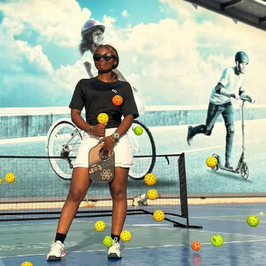 Pickleball player