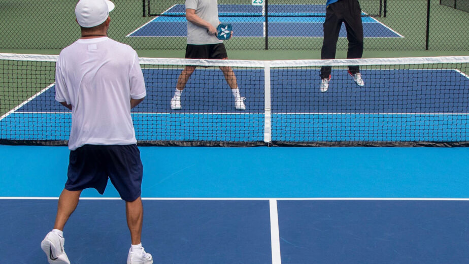 Pickleball players