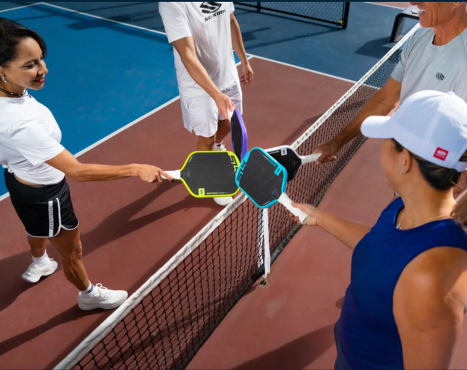 pickleball players