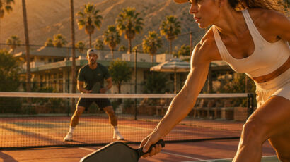 Pickleball players