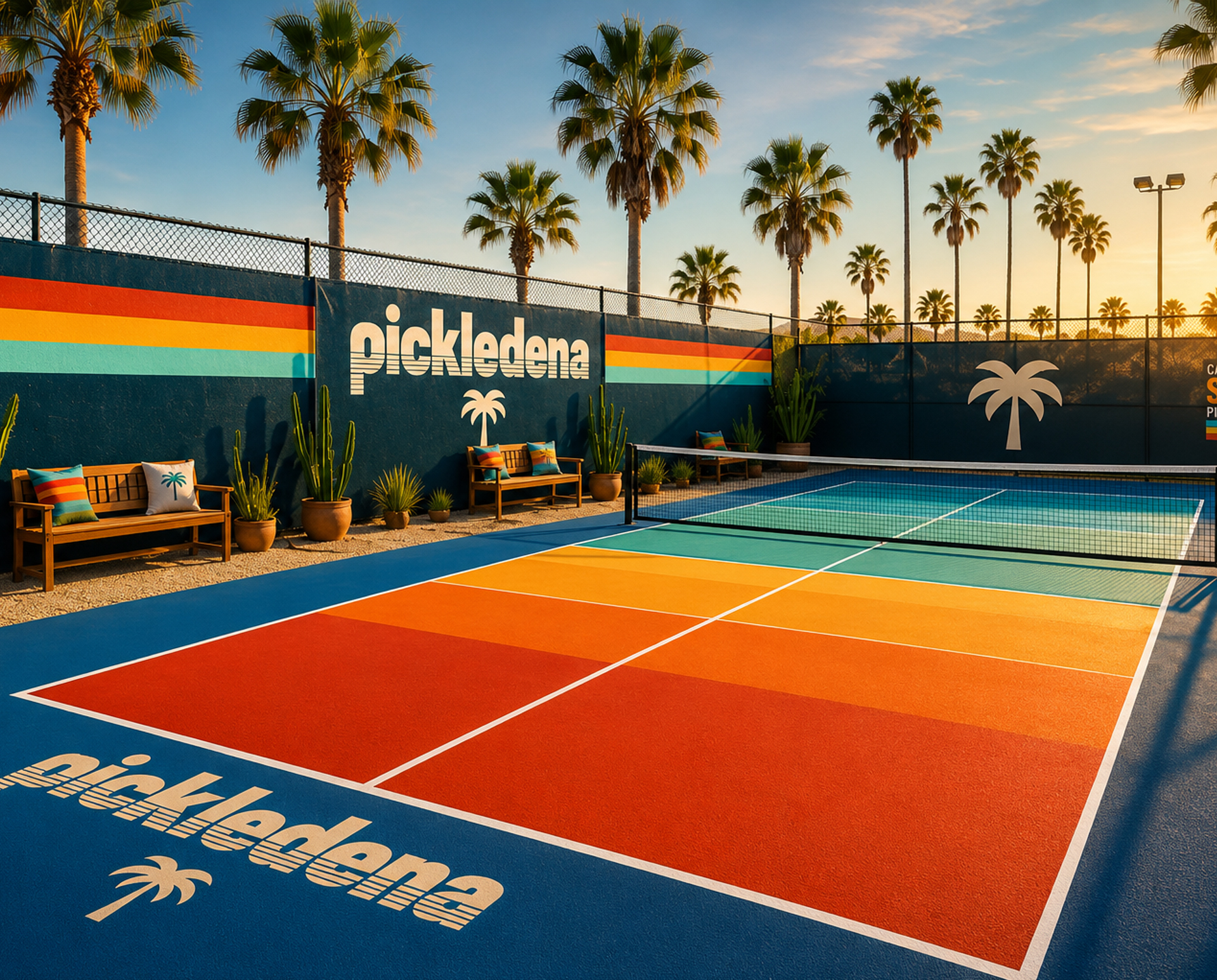 Pickleball court